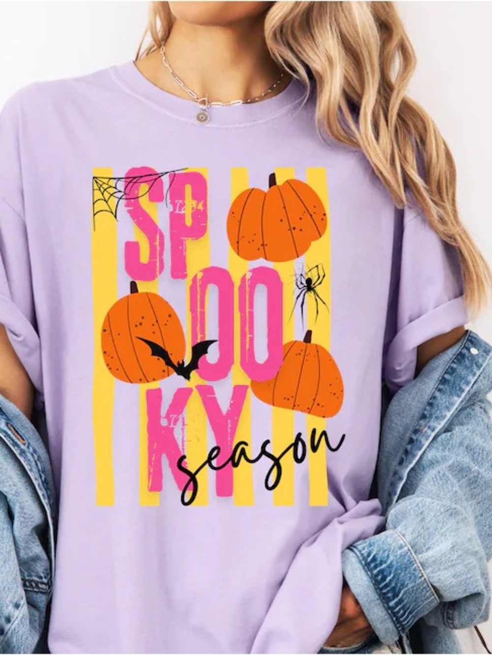 NEW Spooky Season T-Shirt Halloween Graphic Tee Comfort Colors® Spooky Vibes Tee